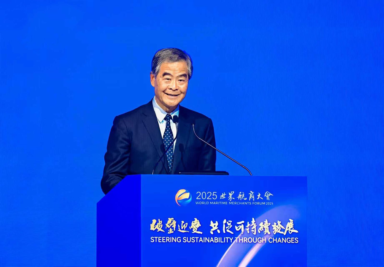 梁振英致辞